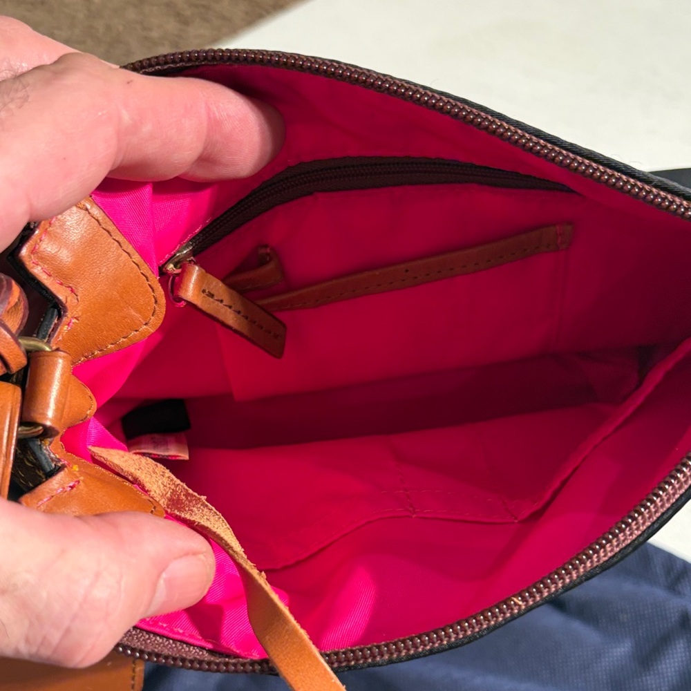 Dooney & Bourke Black and Brown Belt Bag - Picture 2 of 5